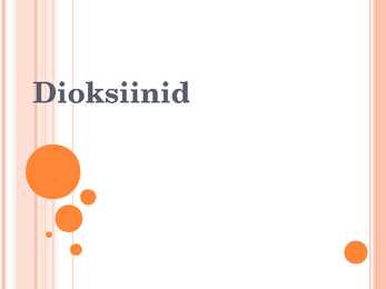 Dioksiinide teke