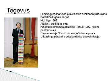 Hando Runnel - elulugu ja looming #4