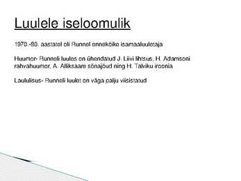 Hando Runnel - elulugu ja looming #8