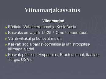Suhkrukultuurid esitlus #9