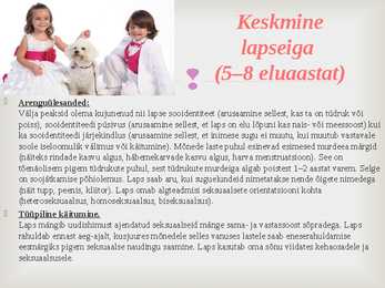 Seksuaalne areng lapseeas #6