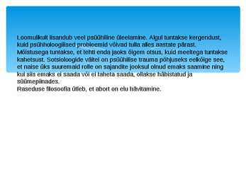 Abordi ettekanne #12