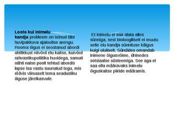 Abordi ettekanne #15
