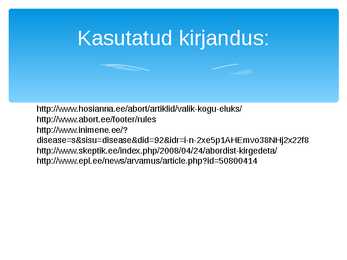 Abordi ettekanne #17