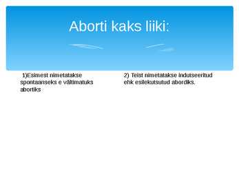 Abordi ettekanne #3