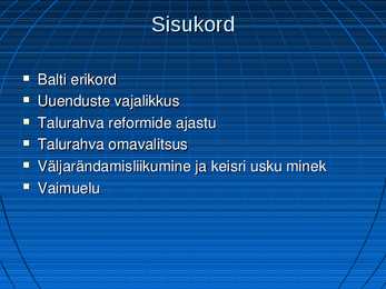Eesti 19-sajandi esimesel poolel ettekanne #2
