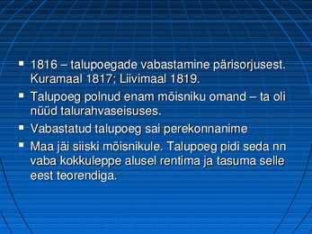 Eesti 19-sajandi esimesel poolel ettekanne #11