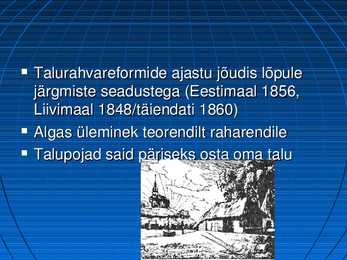Eesti 19-sajandi esimesel poolel ettekanne #12