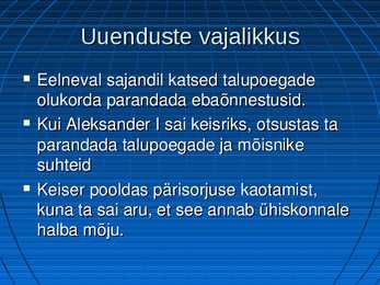 Eesti 19-sajandi esimesel poolel ettekanne #6
