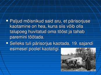 Eesti 19-sajandi esimesel poolel ettekanne #8