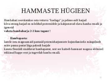 Isiklik hügieen - nahk-hambad-üldine #11