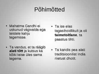 Mahatma Gandhi slaidiesitlus #11