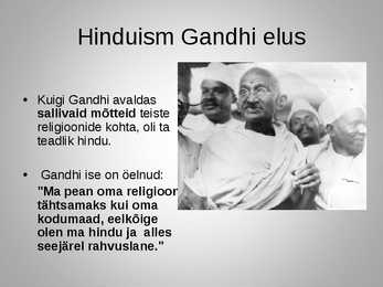 Mahatma Gandhi slaidiesitlus #10