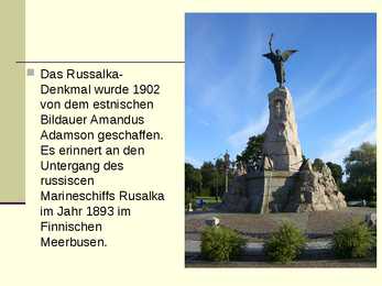 Russalka kohta powerpoint saksa keeles #2
