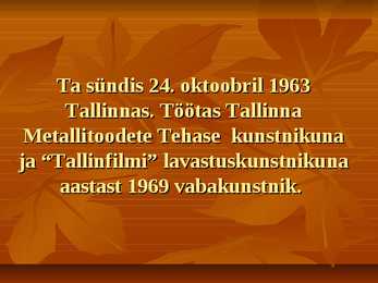 Powerpoint Jüri Arraku kohta #3