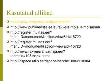 Rakvere mõis powerpoint #8