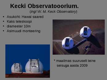 Powerpoint-suurimad observatooriumid maailmas #3