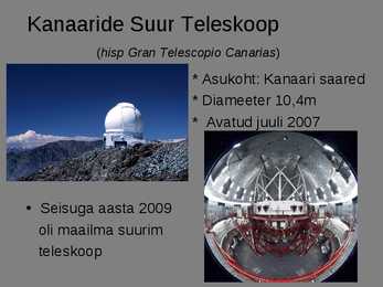 Powerpoint-suurimad observatooriumid maailmas #4