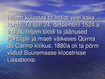 Vasco da Gama powerpoint #3