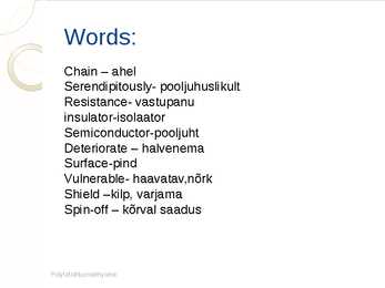Presentation - teflon - powerpoint #2