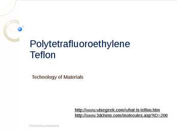 Presentation - teflon - powerpoint