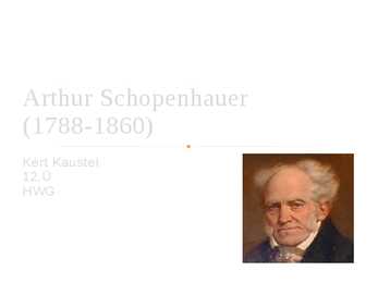 Arthur Schopenhauer - saksa filosoof