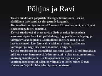 Pärilikud Haigused-nende põhjused ja ravi #12