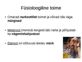 ALKOHOLID looduses ja toime #9