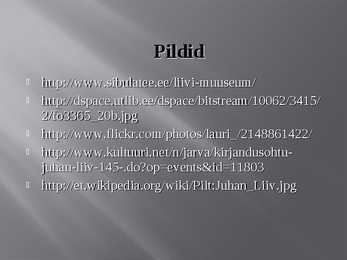 Juhan Liivi nukker elu #16