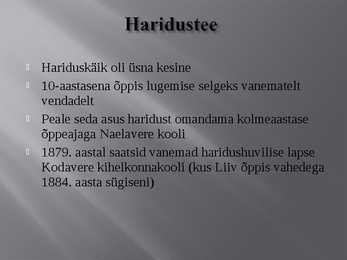Juhan Liivi nukker elu #6