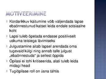 Käitumisraskused #9
