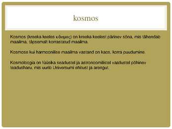 Suurimad kehad kosmoses #2