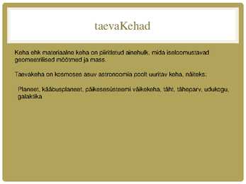 Suurimad kehad kosmoses #3
