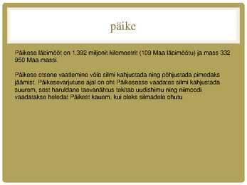 Suurimad kehad kosmoses #5