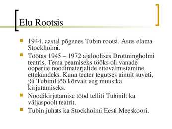 Eduard Tubin-1905 – 1982 #11