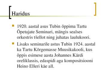 Eduard Tubin-1905 – 1982 #5