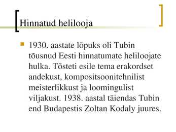 Eduard Tubin-1905 – 1982 #10