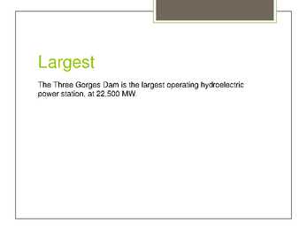 Hydroelectricity #9