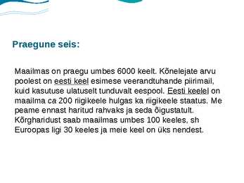Kas eesti keelel on infoühiskonnas tulevikku #3