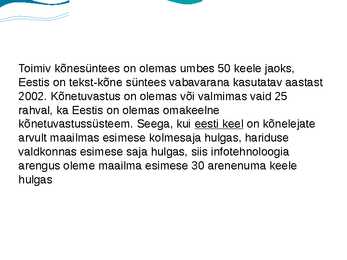 Kas eesti keelel on infoühiskonnas tulevikku #4
