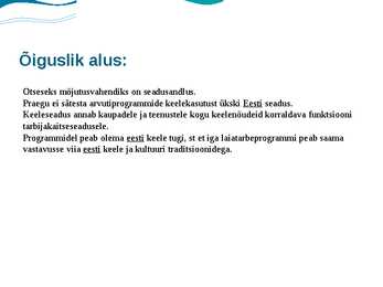 Kas eesti keelel on infoühiskonnas tulevikku #8