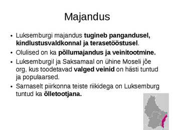 PPT-Ettekanne Luksemburgist #19