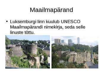 PPT-Ettekanne Luksemburgist #33