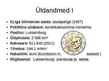 PPT-Ettekanne Luksemburgist #5