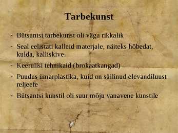 Esitlus Bütsantsi seinamaalidest-mosaiikidest-ikoonidest #14