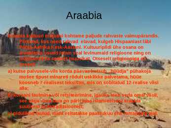 Araabia esitlus #2
