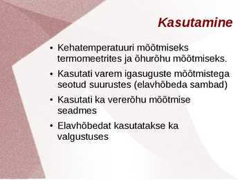 Elavhõbeda avastamine #6