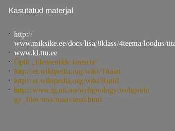 Titaani leidumine #8