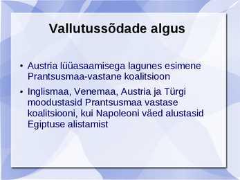 Euroopa ja Prantsuse revolutsioon #12