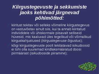Kiirgus ja Kiirguskaitse #21
